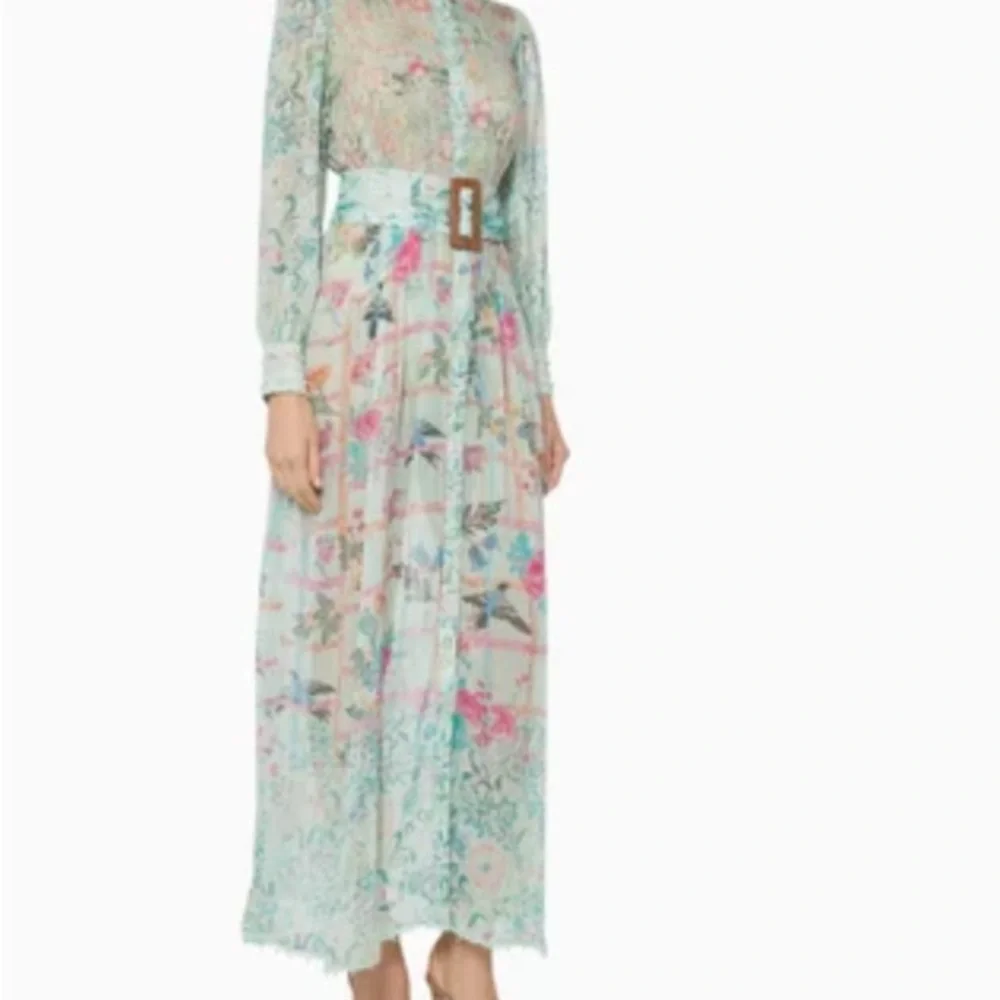 HEMANT & NANDITA Cosmic Floral Maxi Dress Sz. Small - Picture 4 of 13